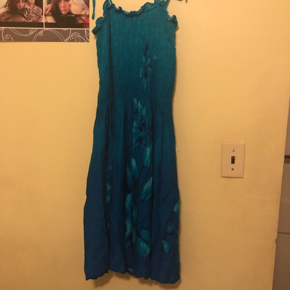 Blue Hawaiian dress
